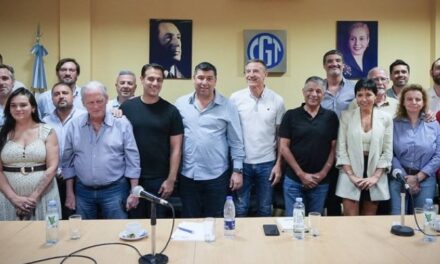 Frente a la reforma laboral del Gobierno de Milei, Mayra Mendoza participó de encuentro de la CGT