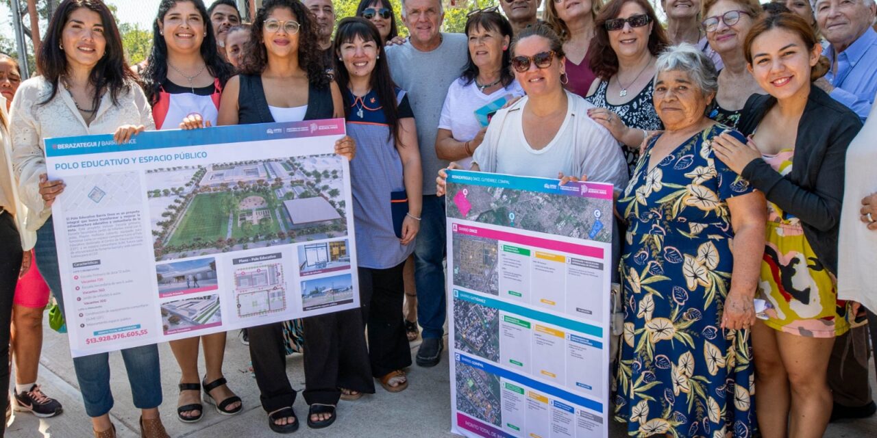 El intendente Carlos Balor recorrió el futuro Polo Educativo Integral de El Pato