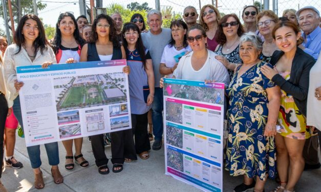 El intendente Carlos Balor recorrió el futuro Polo Educativo Integral de El Pato