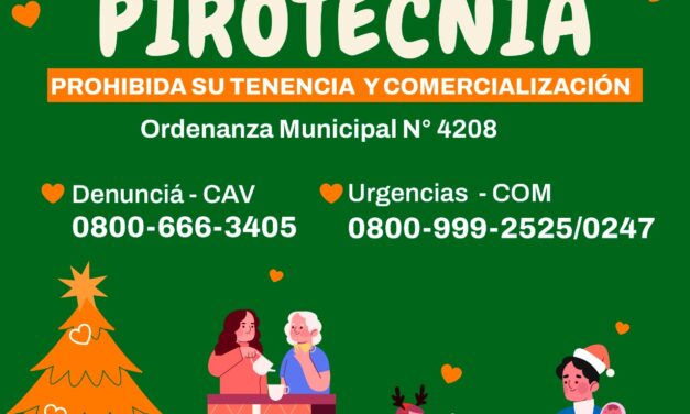Medida extrema: En Berazategui está prohibida la tenencia y la comercialización de pirotecnia