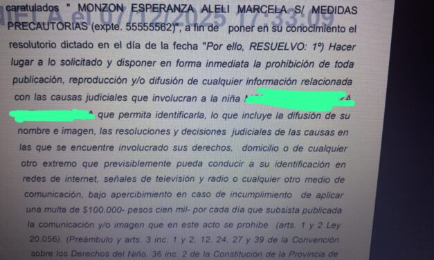 La Justicia prohíbe difundir información de una niña agredida en Avellaneda