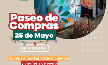 Se viene una nueva edición del Paseo de Compras 25 de Mayo en Lanñús