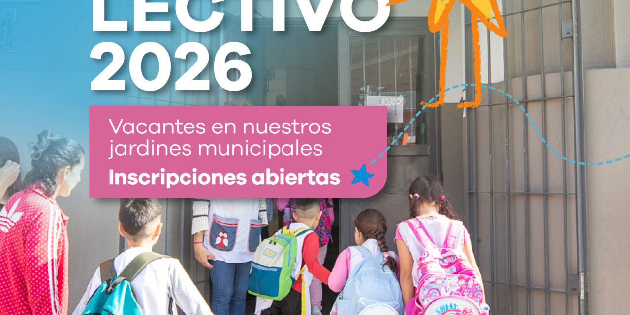 Lanús abrió la inscripción del ciclo lectivo 2026 en los jardines de infantes municipales