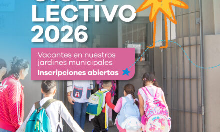 Lanús abrió la inscripción del ciclo lectivo 2026 en los jardines de infantes municipales