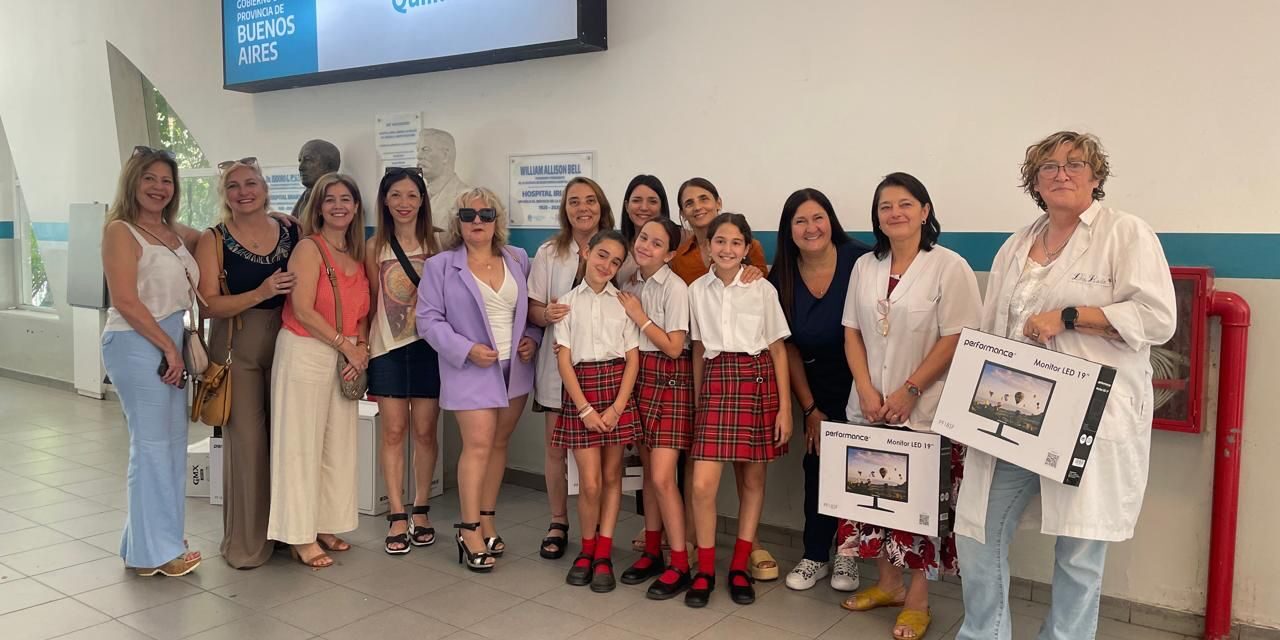 La Cooperadora del Hospital de Quilmes y el Colegio San Jorge unidos por la solidaridad