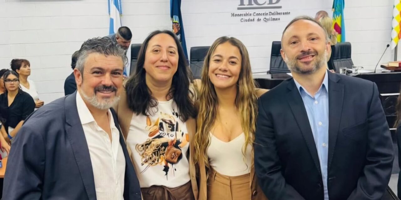 Diputada provincial no quiso faltar a la ceremonia de asunción de concejales