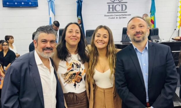 Diputada provincial no quiso faltar a la ceremonia de asunción de concejales