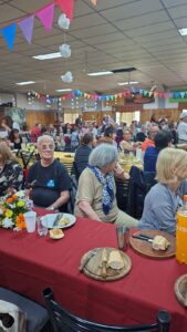 Parte de la comisión directiva que se despide