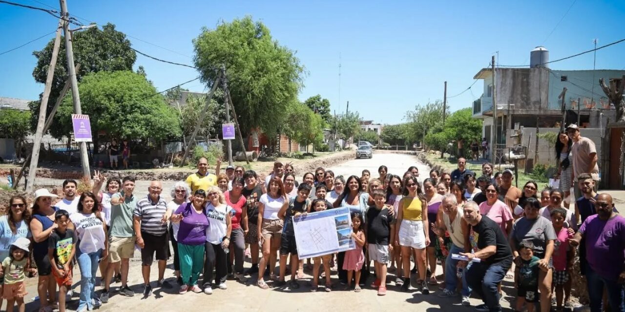 Avanzan las obras de pavimentación en Quilmes Oeste: 40 nuevas cuadras en La Cañada y Kolynos