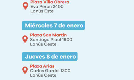 Se viene otra edición del programa “Plazas Saludables” en Lanús