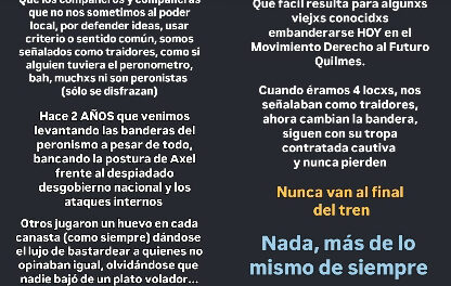 Críticas y repercusiones por el salto "cantado" de la sociedad Gurzi-García al kicillofismo