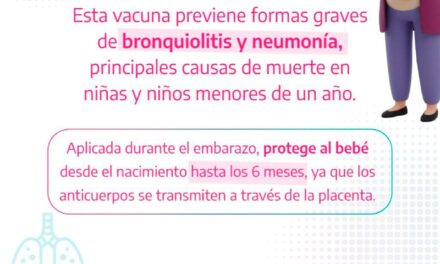 Comenzó en Berazategui la Campaña de Vacunación contra el Virus Sincicial Respiratorio