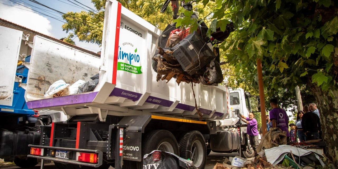 Intenso operativo municipal de "Recolección de Residuos Voluminosos"