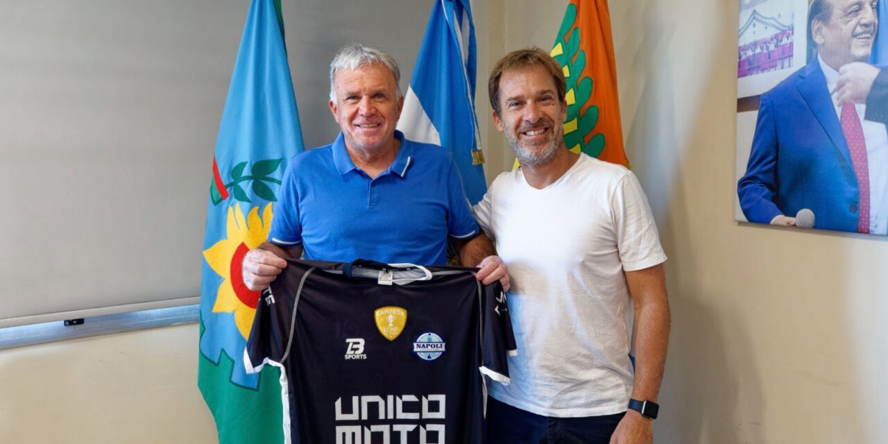 Para conocer las actividades y proyectos, Balor se reunió con el presidente del Club Nápoli Argentino