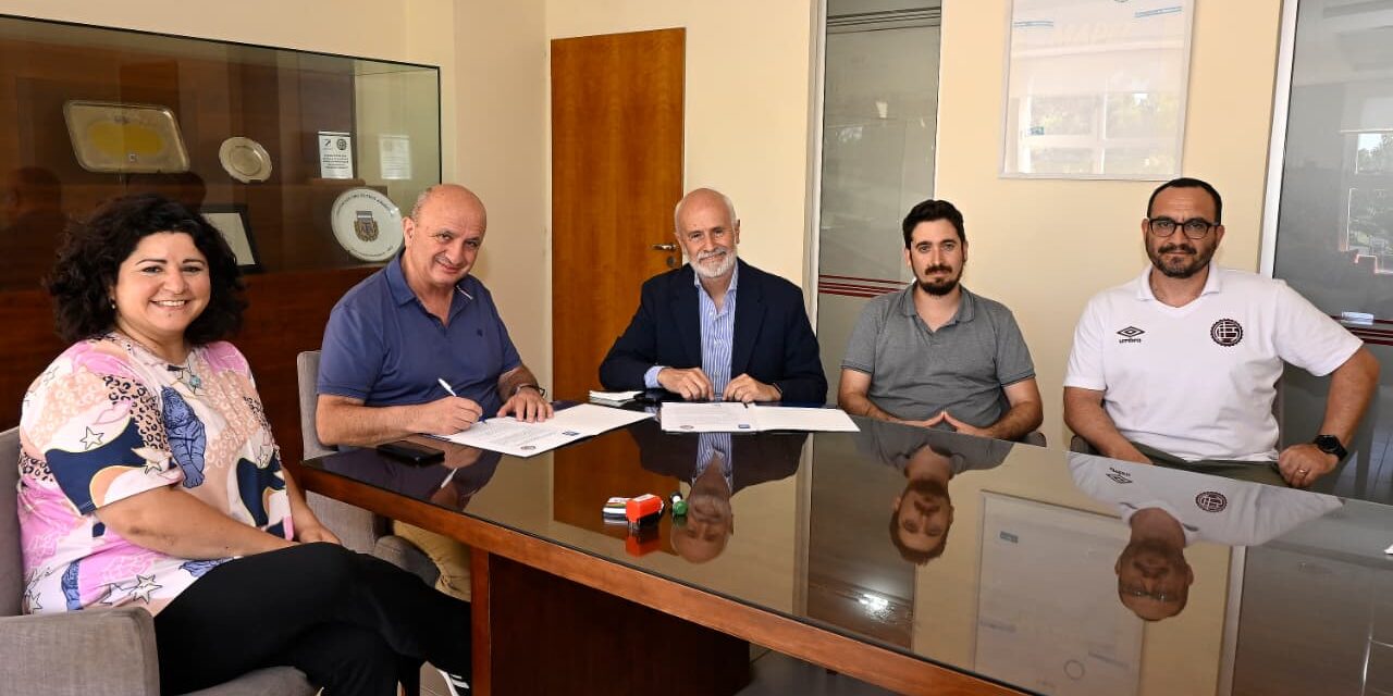 Acuerdo entre el Club Lanús y la UNDAV por prácticas preprofesionales