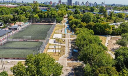 Se inauguró en Lanús el nuevo Paseo Lineal Ferré en el Parque Central Las Colonias de Escalada