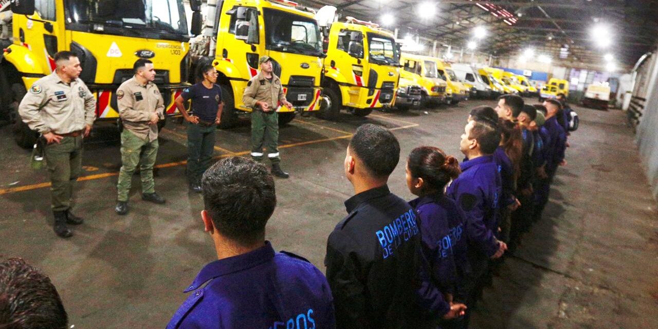 CABA ayuda a Chubut en los incendios y envia bomberos y brigadistas