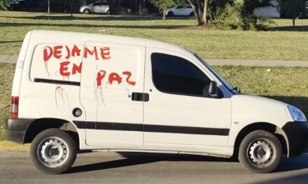 Escrache en el Parque Lineal: “Déjame en Paz Hijo de Puta”
