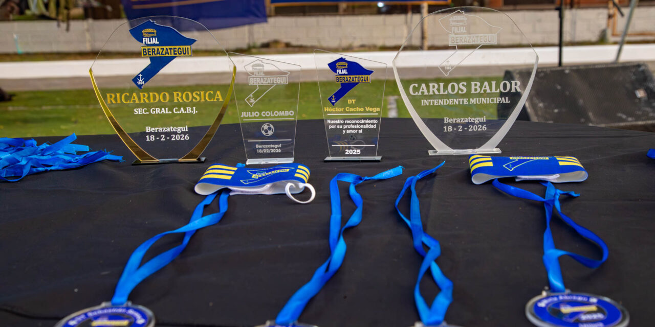 La Filial Boca Berazategui realizó una entrega de medallas
