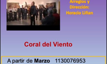 El placer del canto compartido...