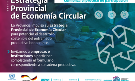 La Provincia convoca a empresas y PyMes a participar de la Estrategia Provincial de Economía Circular