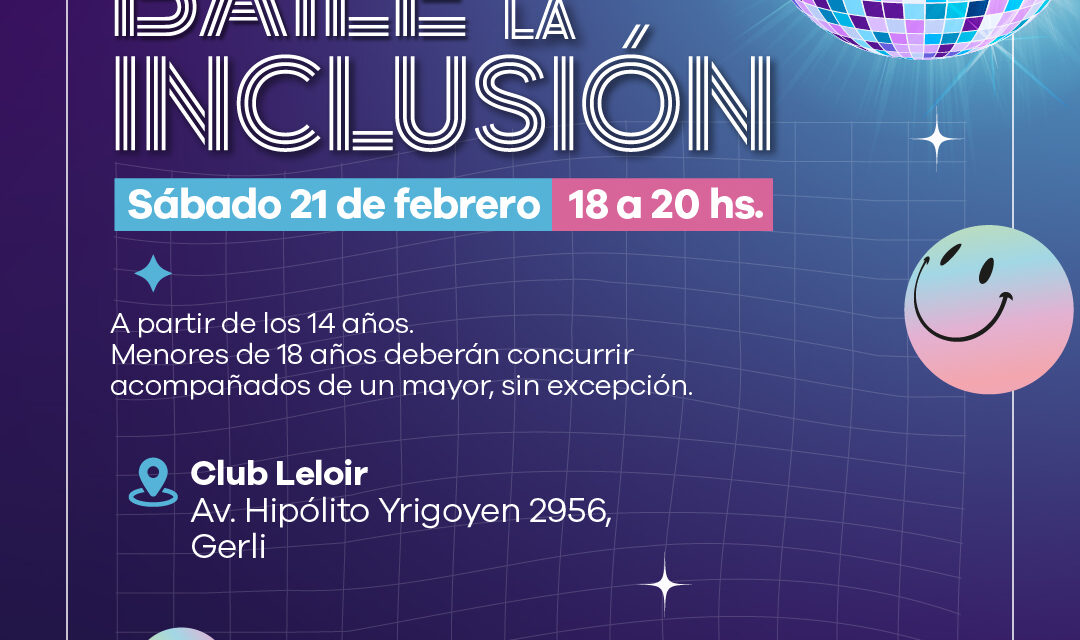 Se realizará en Lanús otro 'Baile por la Inclusión'