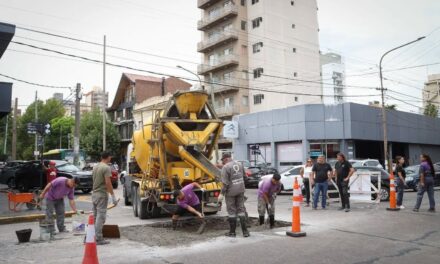 Trabajos de bacheo en hormigón en Quilmes Centro