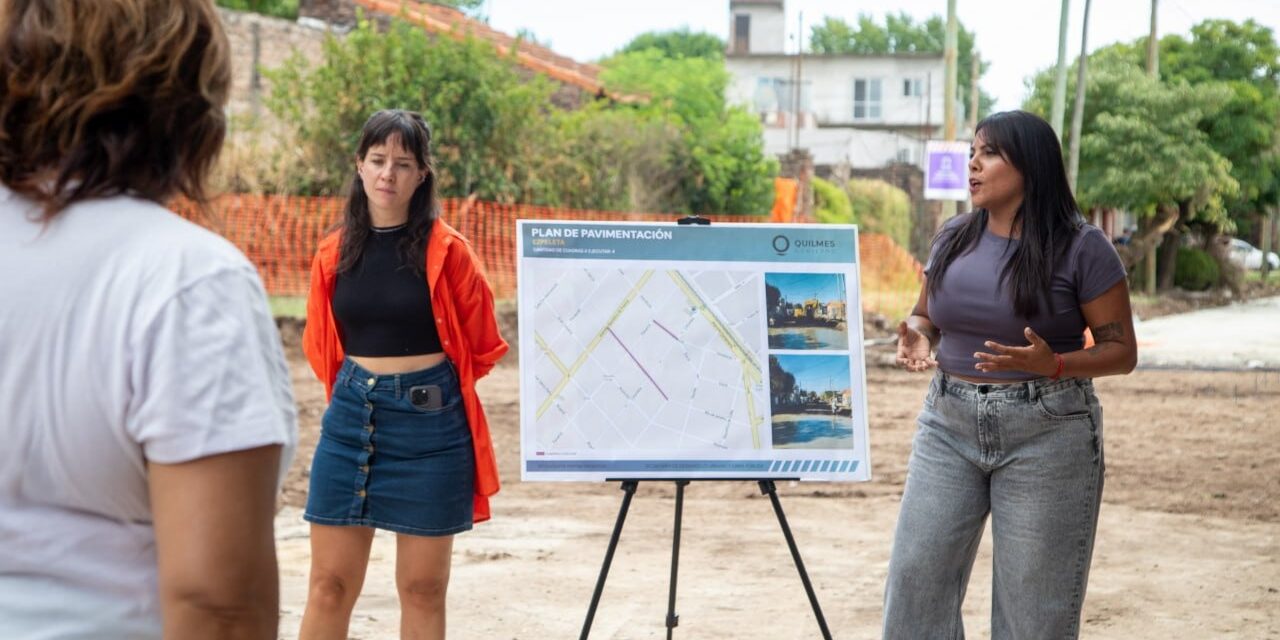 Pavimentación en Ezpeleta con fondos 100% municipales