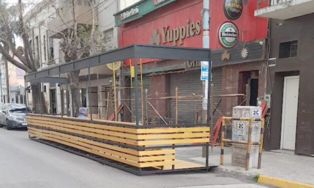 Buscan desmantelar los decks de bares y restaurantes en Quilmes