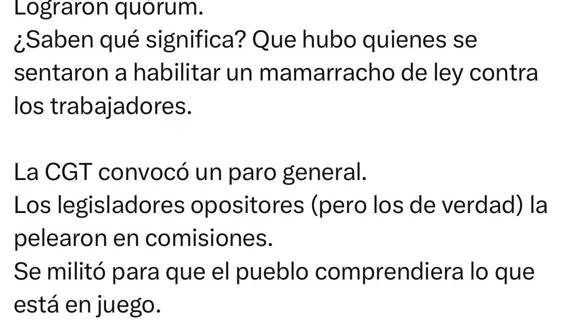 Mayra Mendoza durísima con quienes dieron quórum: “Los Kirchneristas no negociamos por un cordón cuneta”