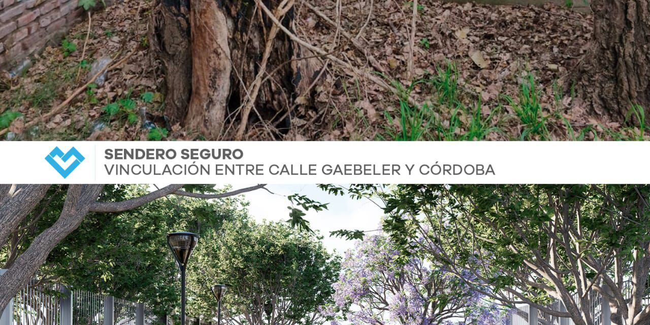 Lanús continúa las obras del Sendero Seguro para las Escuelas John Kennedy y Luis Piedrabuena