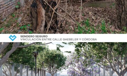 Lanús continúa las obras del Sendero Seguro para las Escuelas John Kennedy y Luis Piedrabuena