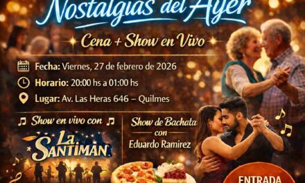 Se viene una noche mágica en el Centro de Jubilados 'Nostalgias del Ayer'