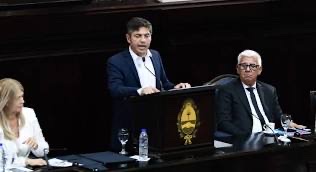 Kicillof abrió el periodo legislativo y subió a Milei al ring