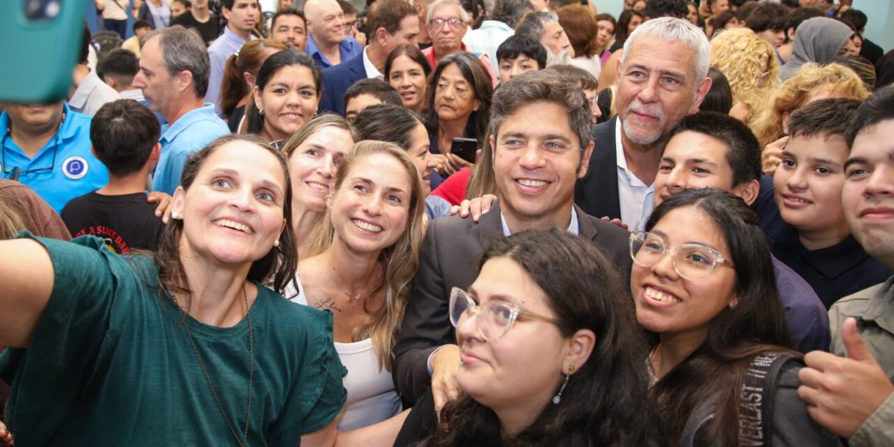 Jorge Ferraresi y Axel Kiciloff inauguraron la escuela Técnica 6 y la Primaria 59