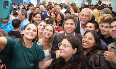 Jorge Ferraresi y Axel Kiciloff inauguraron la escuela Técnica 6 y la Primaria 59