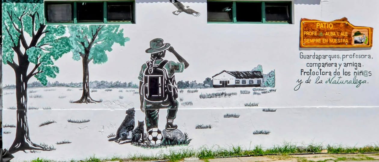 Los Guardaparques del Parque Pereyra Iraola homenajearon a Alba Ale