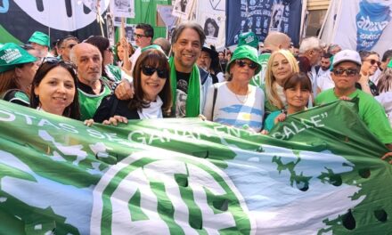 ATE Quilmes en Plaza de Mayo