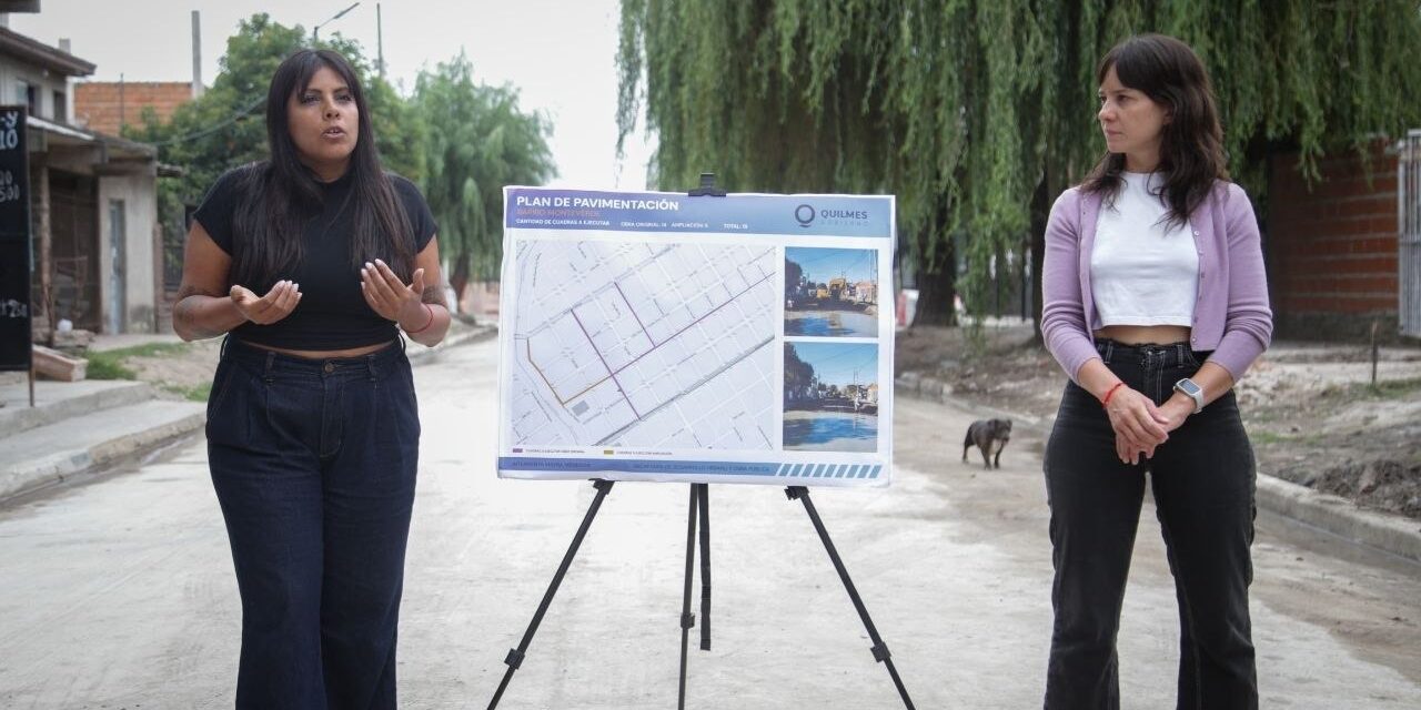 Avanzan los trabajos de 19 cuadras de asfalto en el Barrio Montreverde