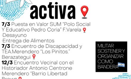 Durante todo Marzo, el Polo Social y Productivo Pedro Coria honrará la memoria en varios distritos