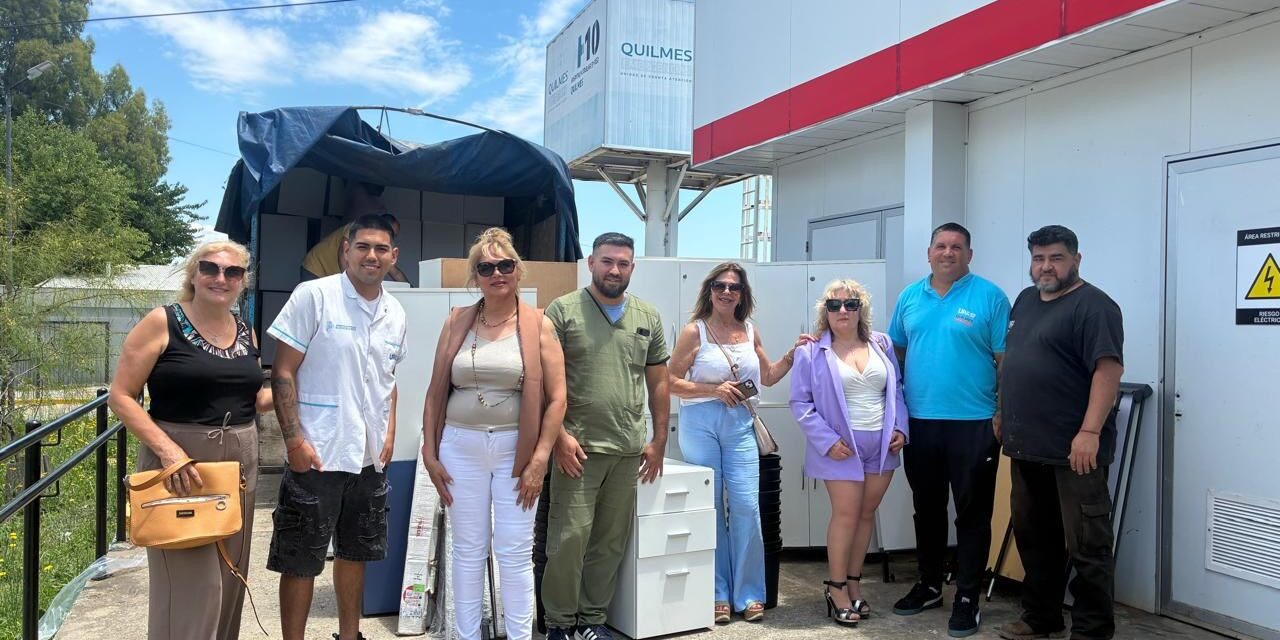 La Cooperadora del Hospital de Quilmes entregó equipamiento al UPA 17 de Bernal