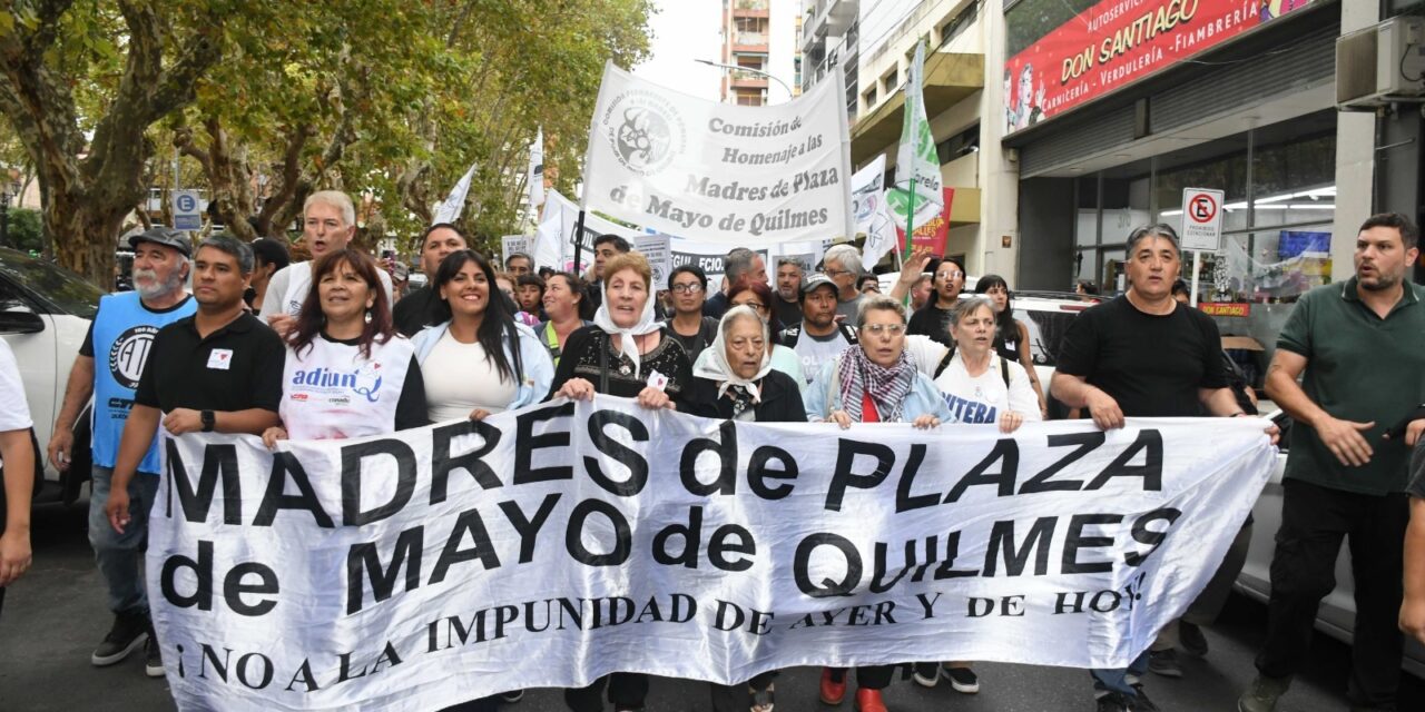 Ronda de las Madres de Plaza de Mayo de Quilmes a 50 años del golpe genocida