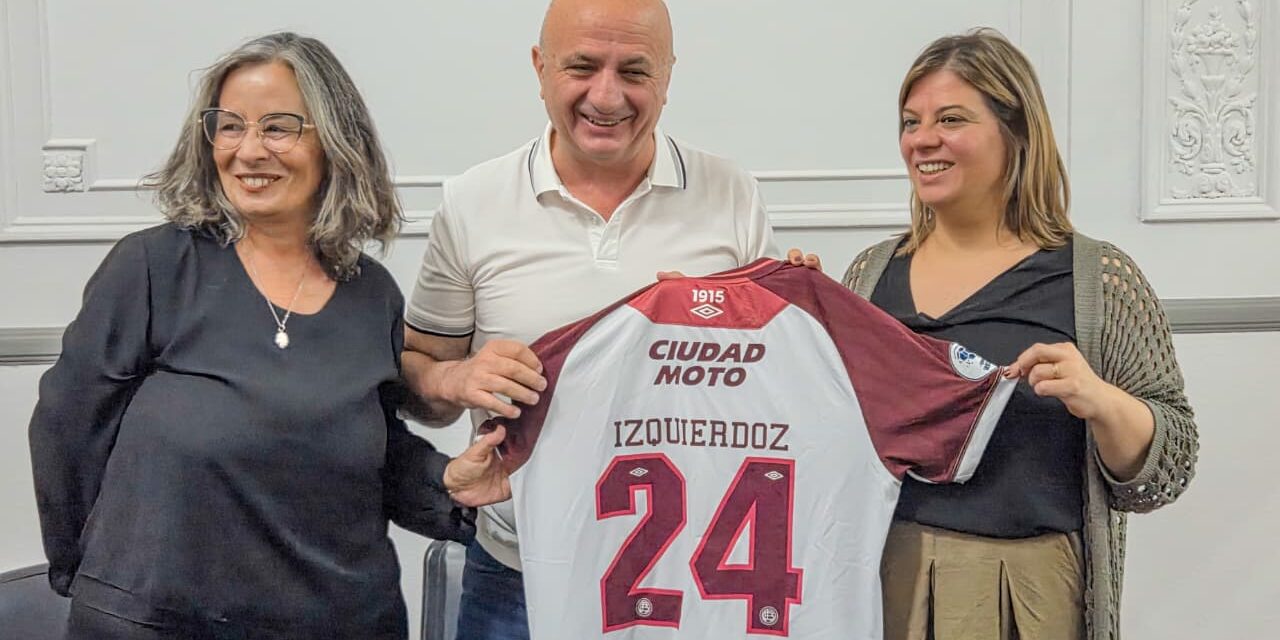 El HCD Lanús recibió a la vicepresidenta del Gobierno del Principado de Asturias, Gimena Llamedo González