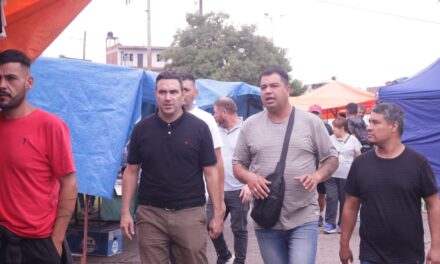Quilmes: Gildo Onorato recorrió una feria en Ezpeleta junto a SIVEP