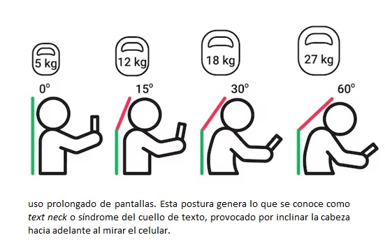 Fuerte impacto en las posturas de niños en edad escolar