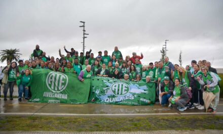 ATE Quilmes movilizó a Aeroparque en el marco del Paro Nacional contra el ajuste de Milei
