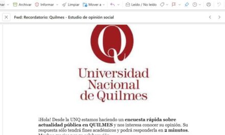 Una rara encuesta que llevaba el sello de la Universidad Nacional de Quilmes