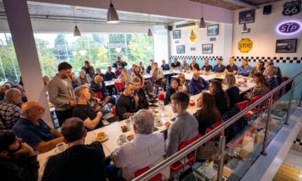 En un encuentro con comerciantes y frentistas de Ranelagh, Balor presentó un proyecto de renovación para la avenida Agote