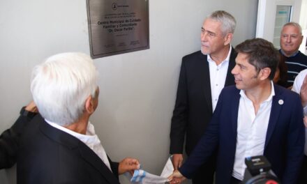 Kicillof y Ferraresi inauguraron un nuevo centro de salud en Villa Inflamable