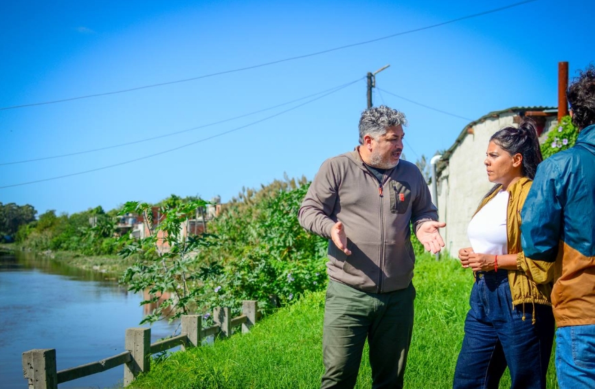 “Con Mayra trabajamos para conseguir los fondos de la obra de la Cuenca de los Arroyos San Francisco y Las Piedras”